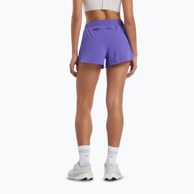 Spodenki damskie New Balance RC Seamless 3" electric purple 3