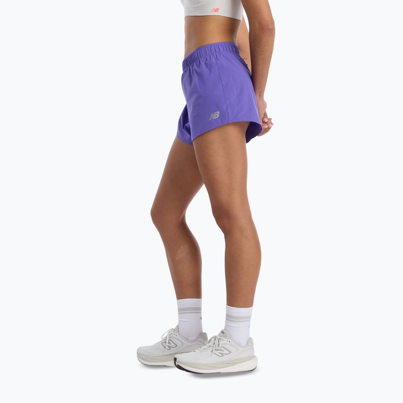 Spodenki damskie New Balance RC Seamless 3" electric purple 4