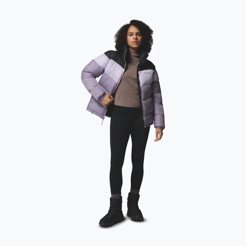 Kurtka ocieplana damska Columbia Puffect II Colorblock shale purple/lavender pearl/black 2