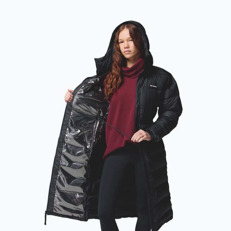 Płaszcz ocieplany damski Columbia Pike Lake III Long black 8