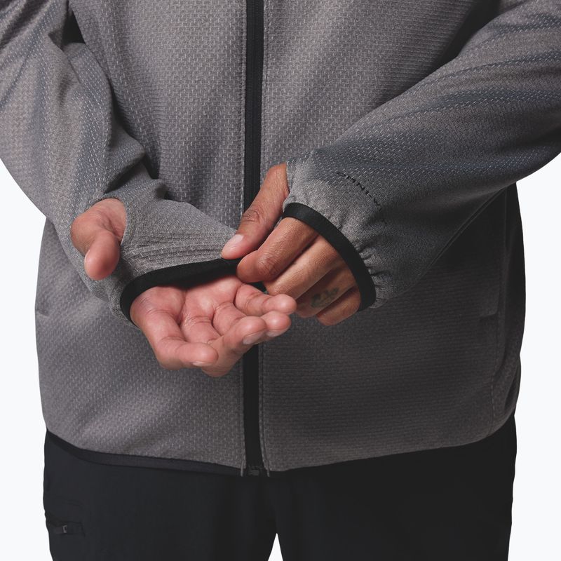 Bluza męska Columbia Triple Canyon Grid Fleece Hooded Full Zip II city grey/black 9