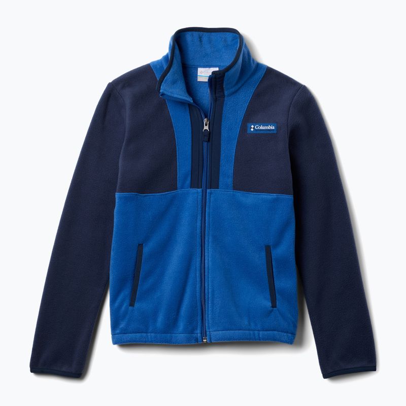 Bluza dziecięca Columbia Back Bowl II Full Zip collegiate navy/mountain blue