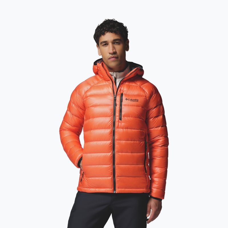 Kurtka puchowa męska Columbia Arctic Crest Down Hooded zing
