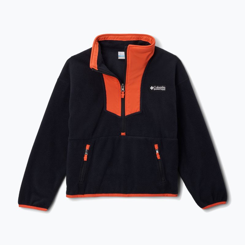 Bluza dziecięca Columbia Sequoia Grove Half Zip Fleece black/zing