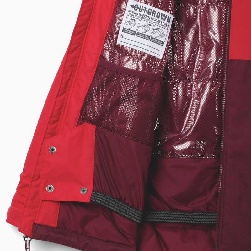 Kurtka narciarska dziecięca Columbia Alpine Action III Rich Wine melange/mountain red 3