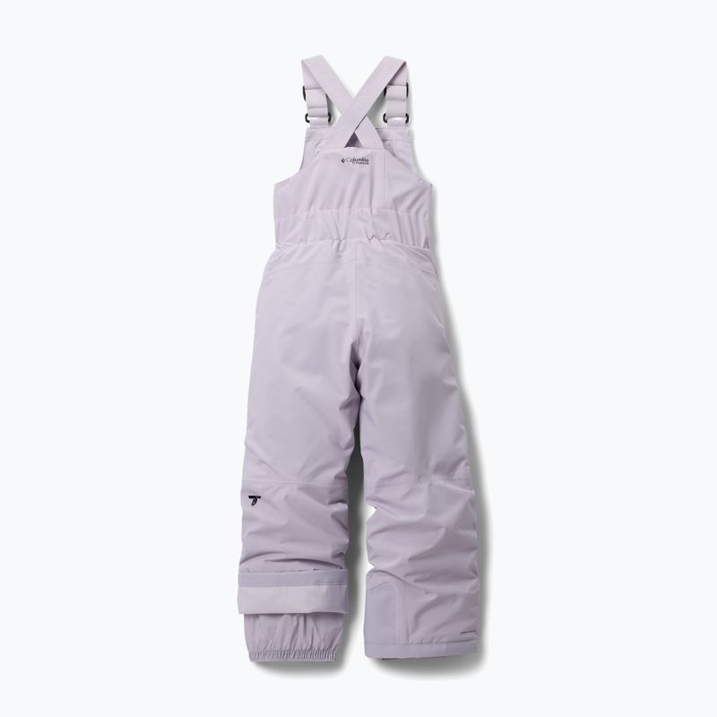 Spodnie narciarskie dziecięce Columbia Holcomb Grove Bib lavender pearl 11