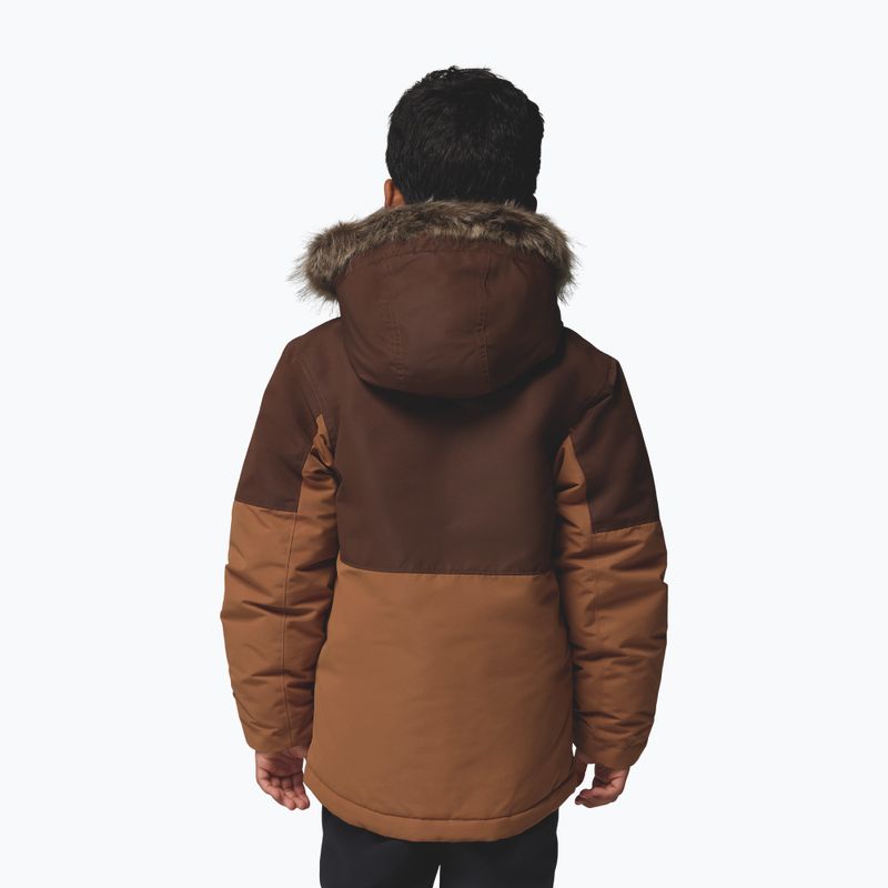 Kurtka ocieplana dziecięca Columbia Nordic Strider II camel brown/tobacco 3