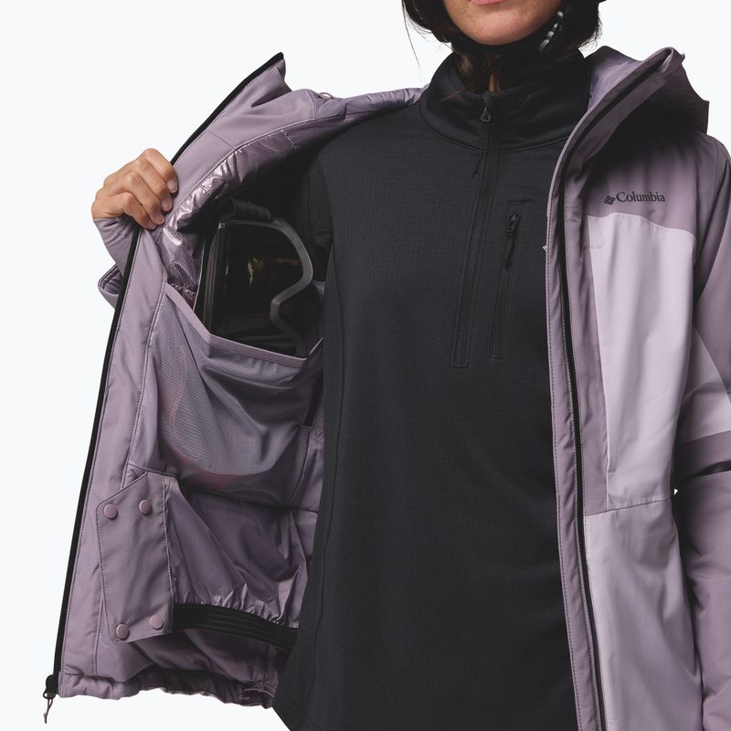 Kurtka narciarska damska Columbia Liftline lavender pearl/shale purple 10