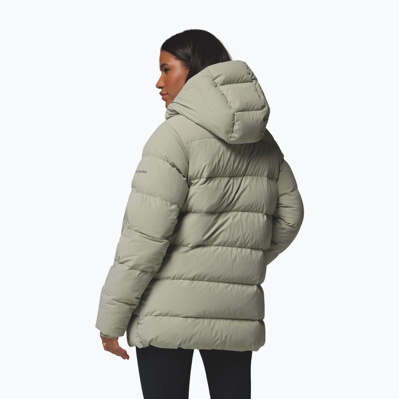 Kurtka puchowa damska Columbia Amaze Puff Mid Hooded safari 3