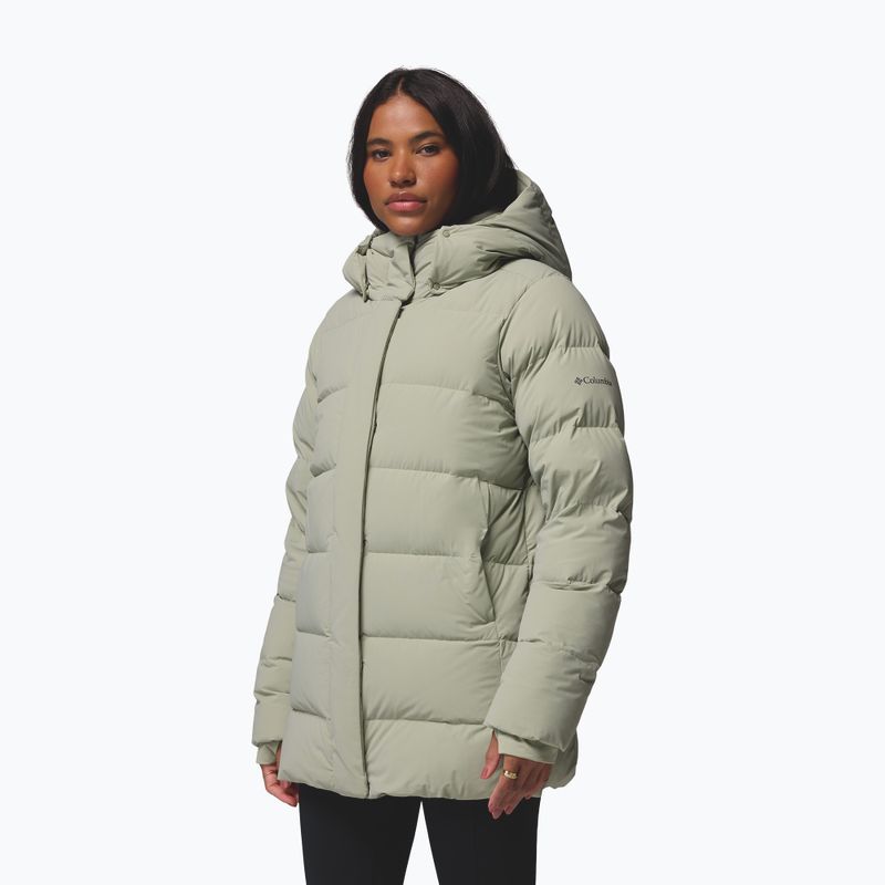 Kurtka puchowa damska Columbia Amaze Puff Mid Hooded safari 4