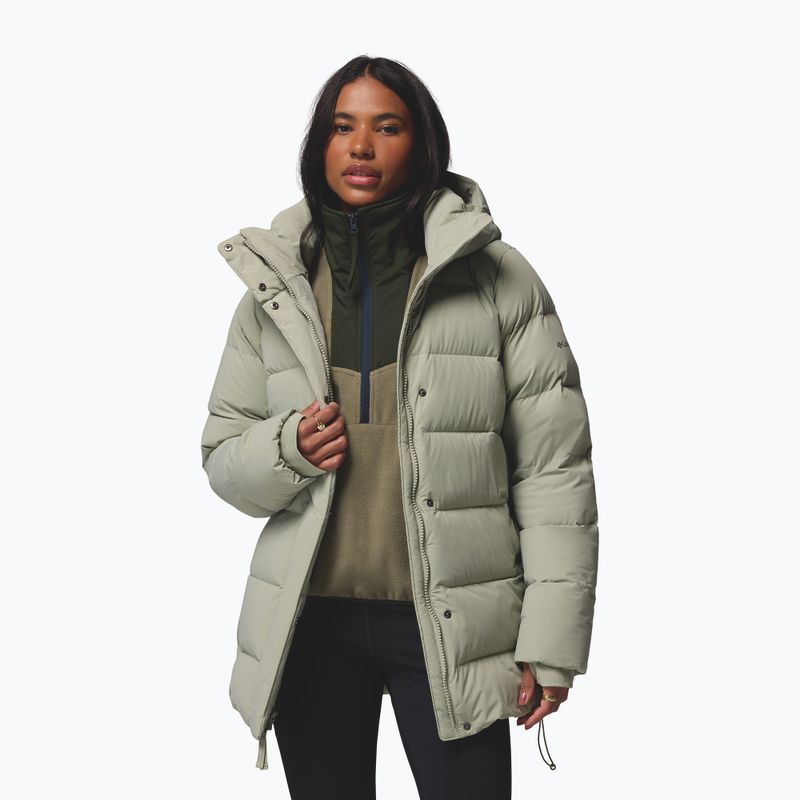 Kurtka puchowa damska Columbia Amaze Puff Mid Hooded safari 5