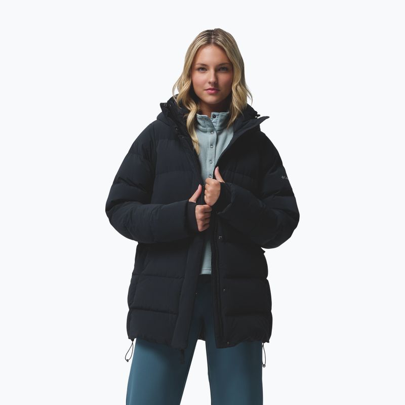 Kurtka puchowa damska Columbia Amaze Puff Mid Hooded black 6