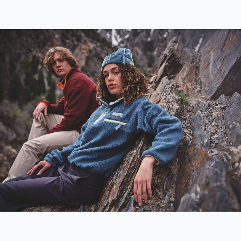 Bluza polarowa męska Columbia Helvetia II Half Snap Fleece rich wine 10