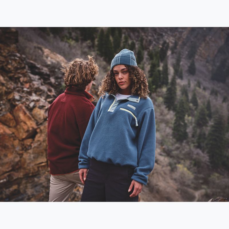 Bluza polarowa męska Columbia Helvetia II Half Snap Fleece rich wine 11