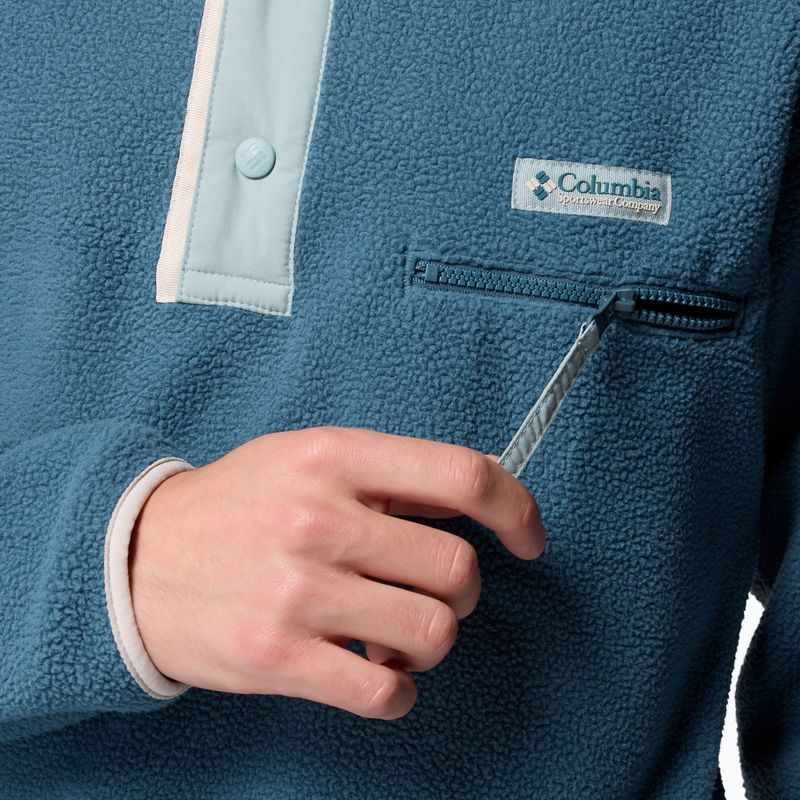 Bluza polarowa męska Columbia Helvetia II Half Snap Fleece everblue 6