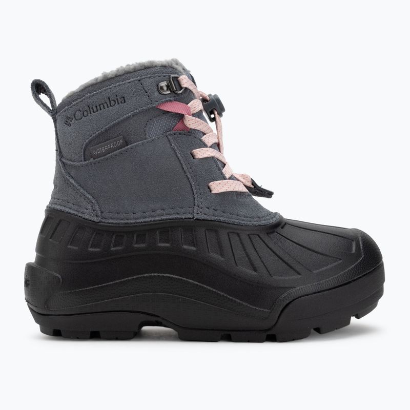 Śniegowce dziecięce Columbia Youth Powderbug Alpine graphite/pink haze 2