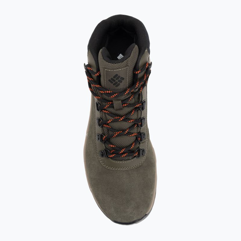 Buty turystyczne męskie Columbia Newton Wander peatmoss/tangy orange 5