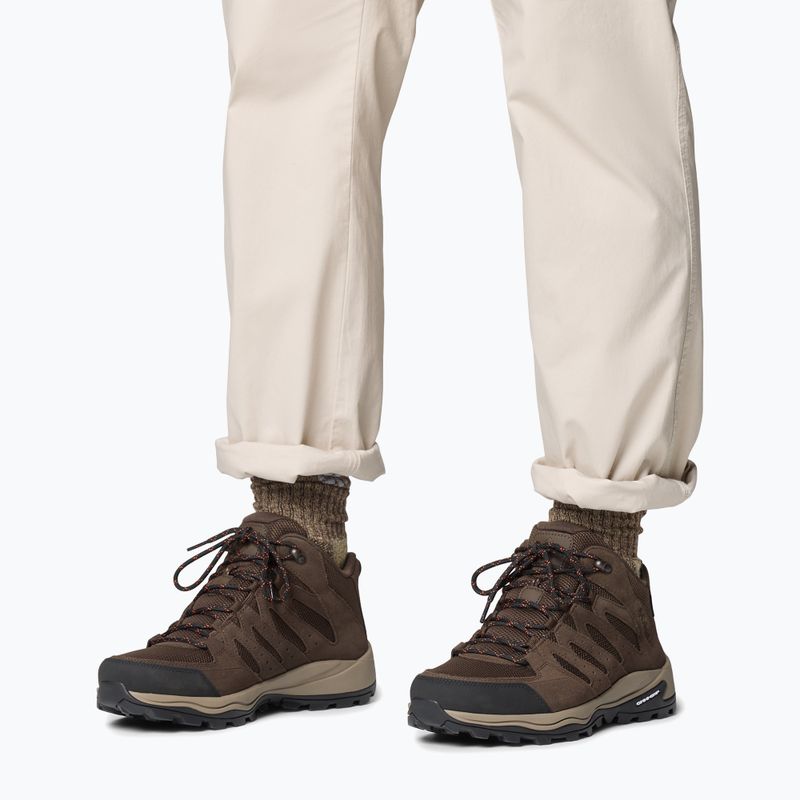 Buty trekkingowe męskie Columbia Redmond IV Mid Wp cordovan/tangy orange 7
