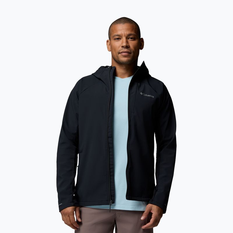 Kurtka softshell męska Columbia Trailborne black 5