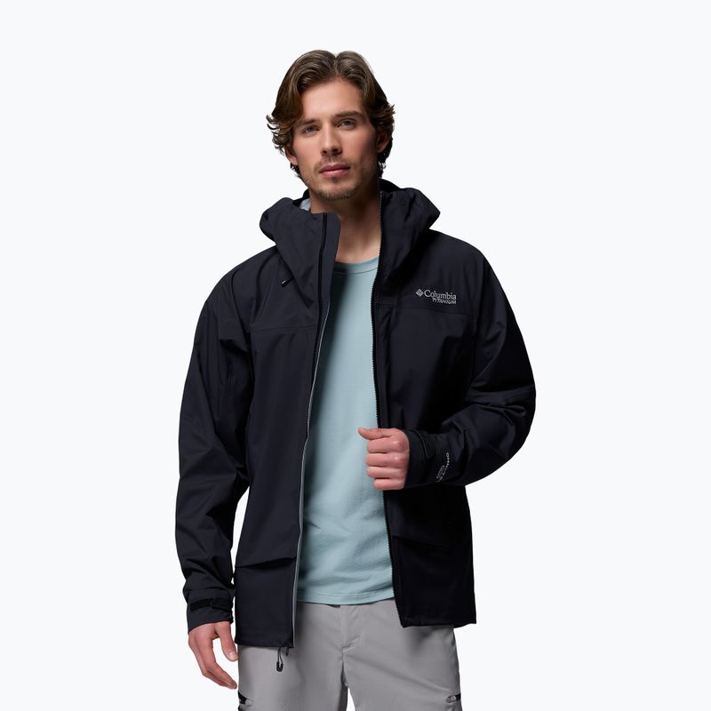 Kurtka softshell męska Columbia Saudan Pro 3L black 5