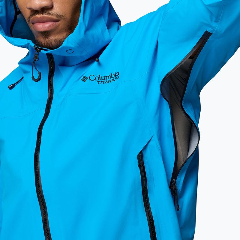Kurtka softshell męska Columbia Saudan Pro 3L compass blue 9