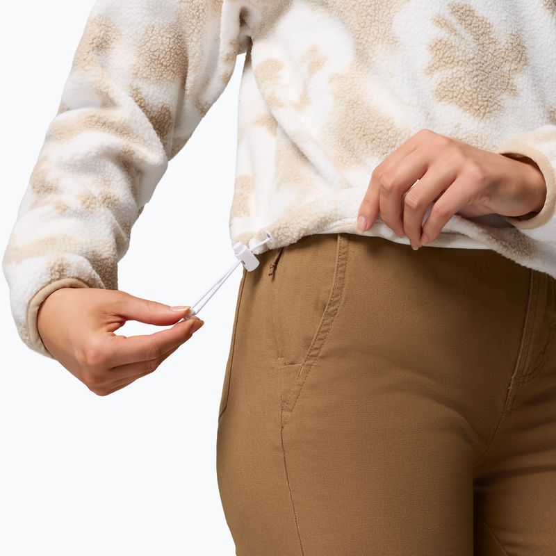 Bluza polarowa damska Columbia Helvetia II Printed Cropped Half Snap seasalt/sprayflower 6
