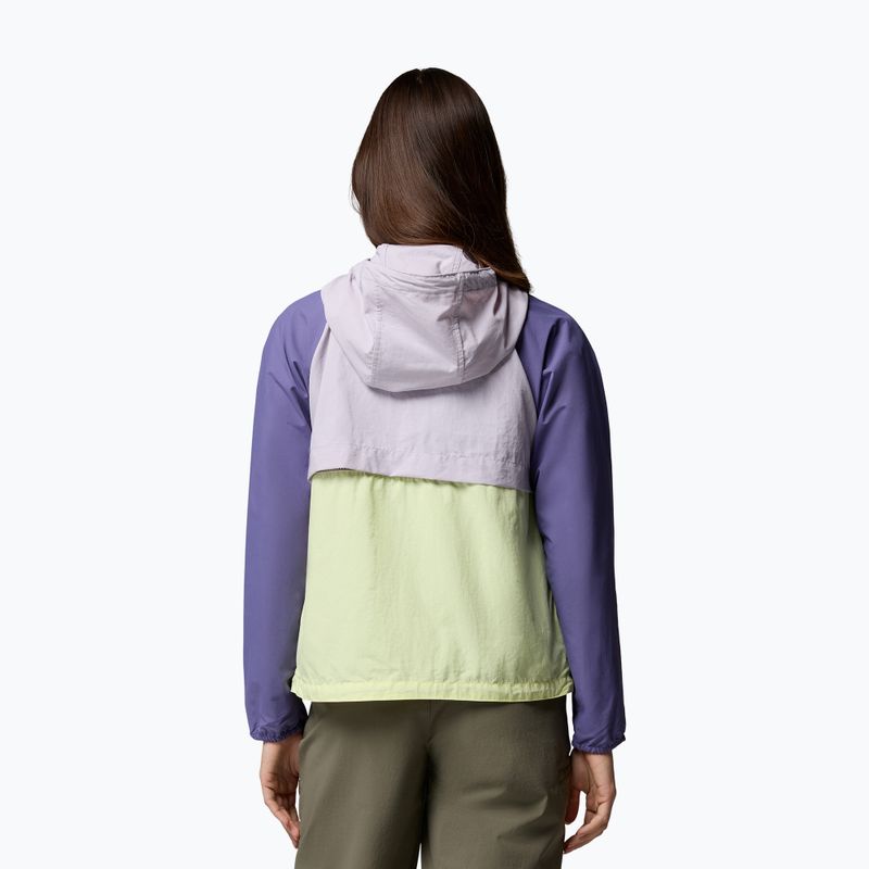 Kurtka przeciwwiatrowa damska Columbia Spire Valley Windbreaker citron haze/lavender pearl/stormwatch 3