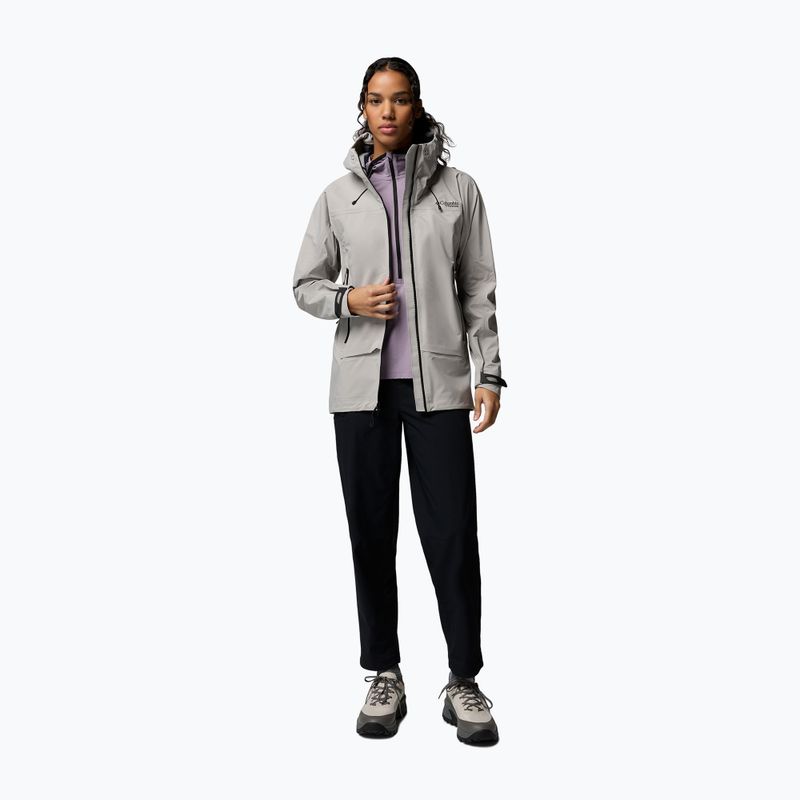 Kurtka softshell damska Columbia Saudan Pro 3L flint grey 2