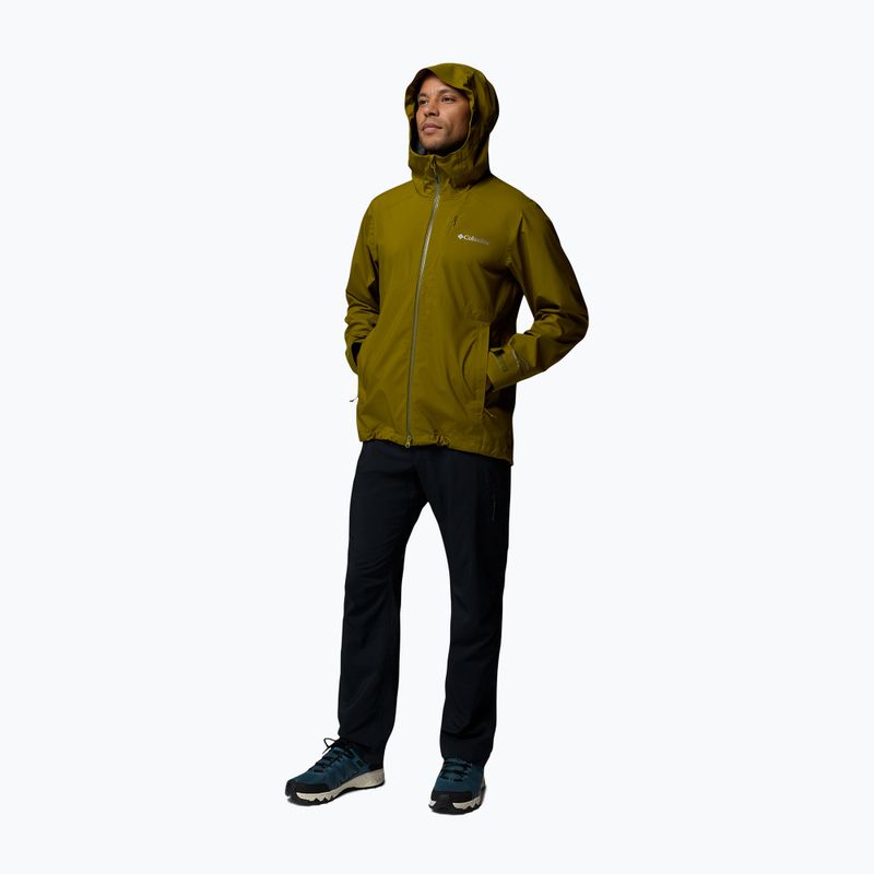 Kurtka softshell męska Columbia Trailborne 2.5L mossy green 2