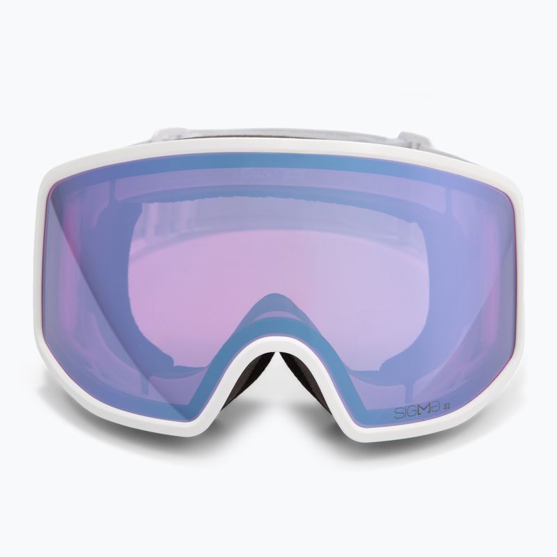 Gogle narciarskie Salomon Sentry Pro Sigma white/sigma ice blue 2