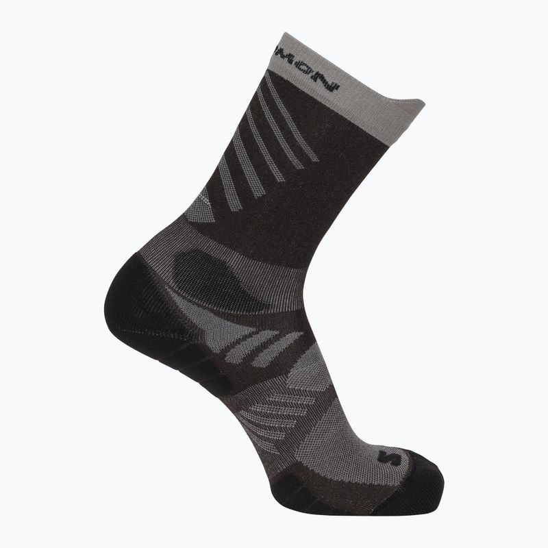 Skarpety Salomon Aero Crew black coffee/iron