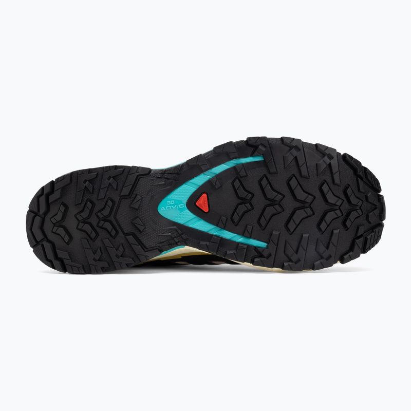 Buty do biegania damskie Salomon XA PRO 3D V9 GTX transparent yellow/black/waterfall 4