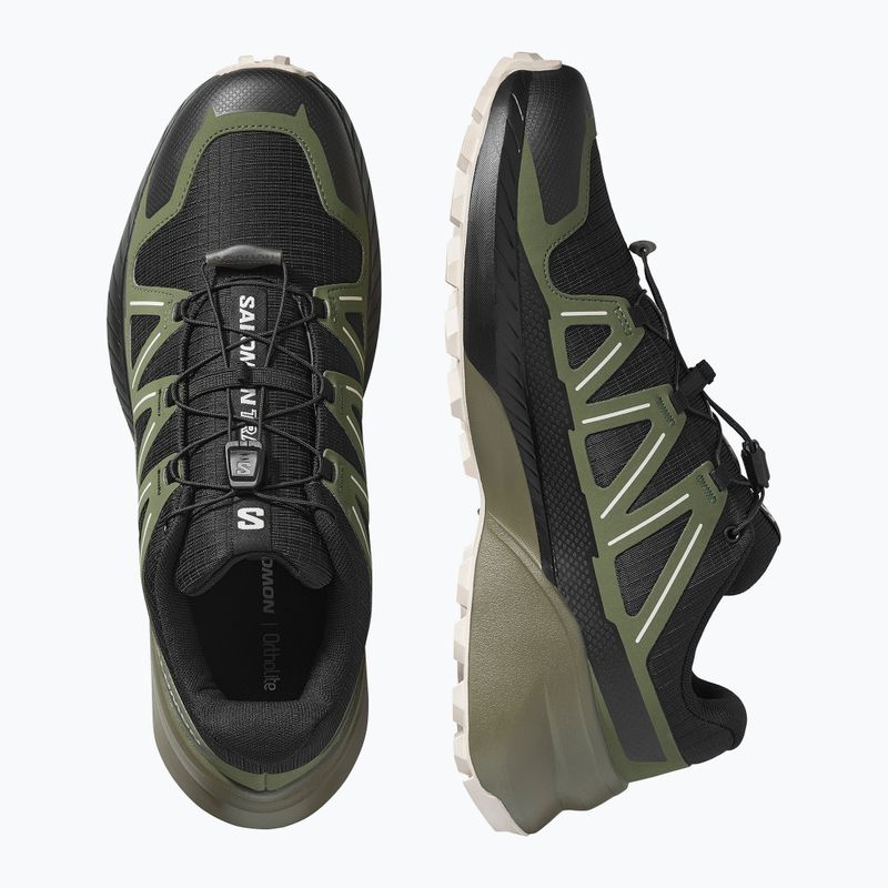 Buty do biegania męskie Salomon Speedcross Peak black/black forest/rainy day 8