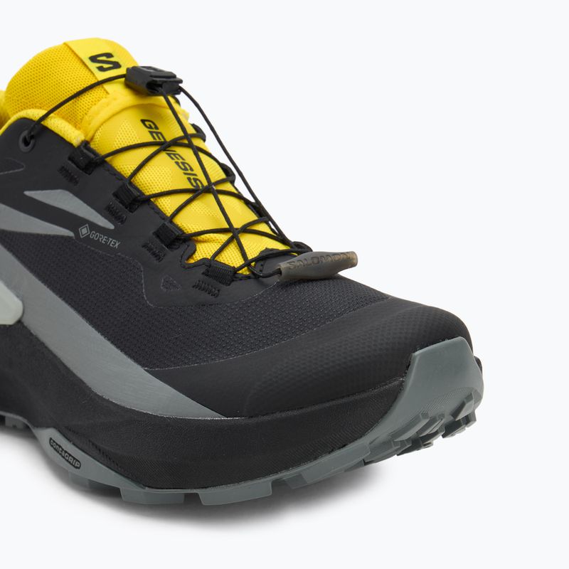 Buty do biegania męskie Salomon Genesis GTX black/sedona sage/incaberry 7