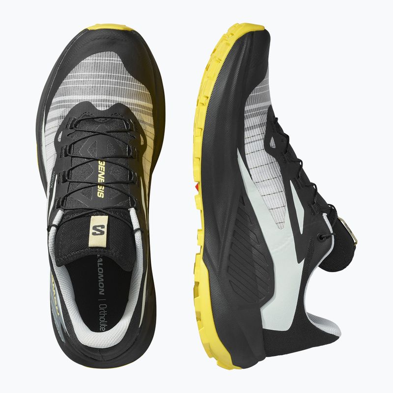 Buty do biegania męskie Salomon Genesis black/metal/incaberry 8