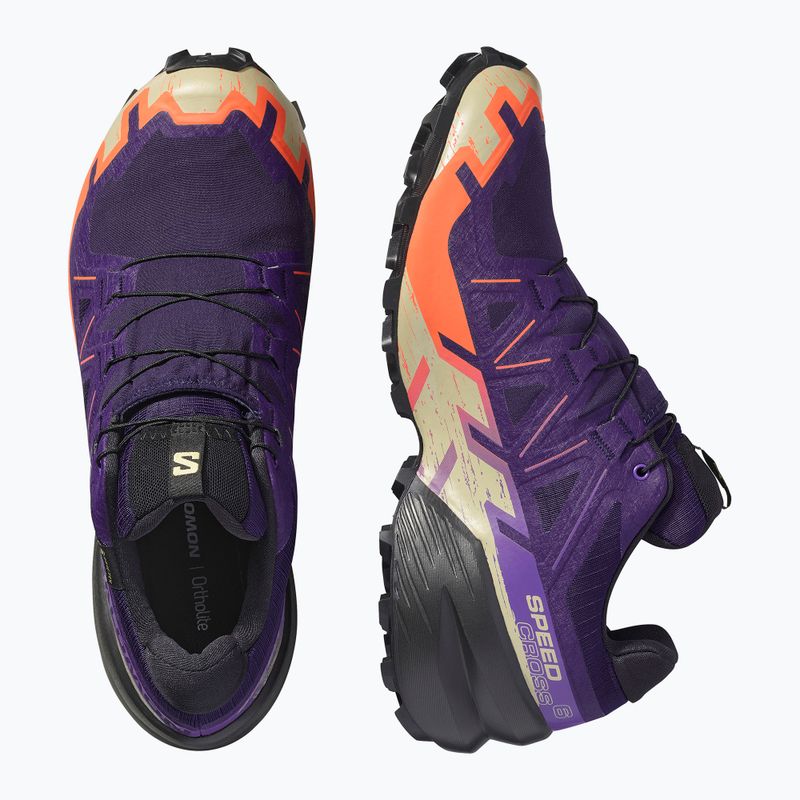 Buty do biegania męskie Salomon Speedcross 6 GTX maritime blue/black/cherry tomato 8