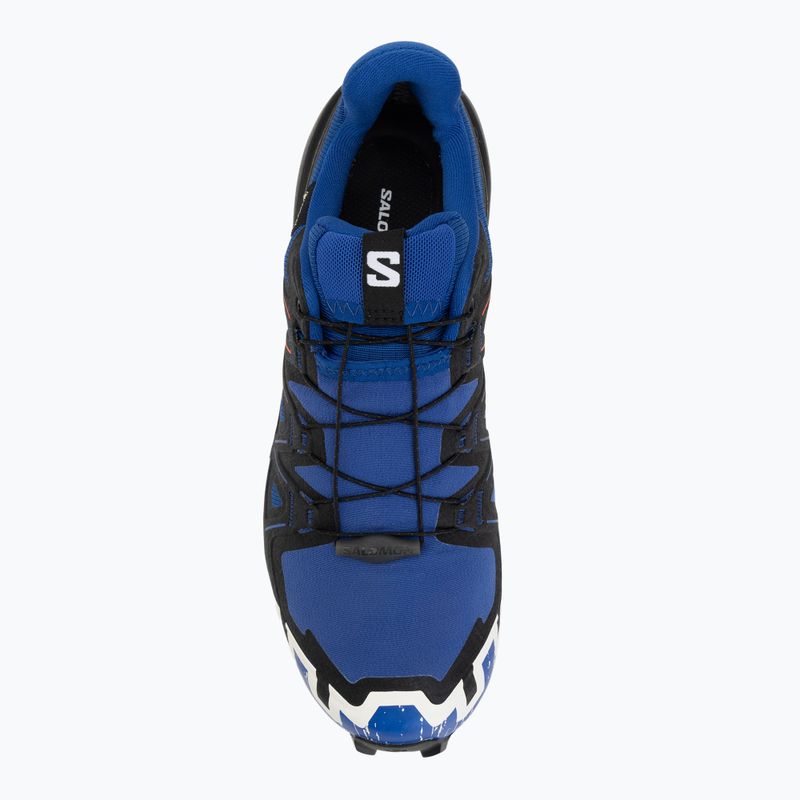 Buty do biegania Salomon Speedcross 6 GTX surf the web/fiery red/white 5