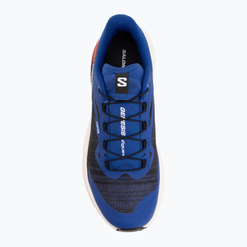 Buty do biegania Salomon Genesis Equipe surf the web/fiery red/white 5