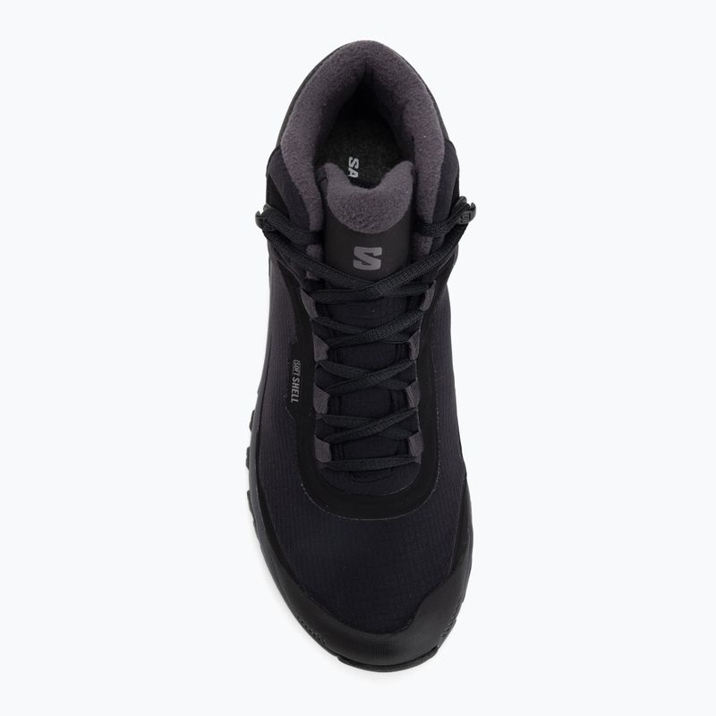 Buty trekkingowe damskie Salomon Shelter WP black/asphalt/castlerock 5