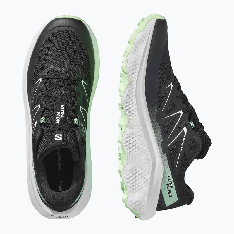 Buty do biegania męskie Salomon Ultra Flow 2 black/white/patina green 8