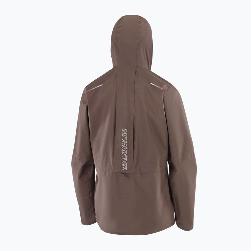 Kurtka do biegania damska Salomon Trail coffee bean 4