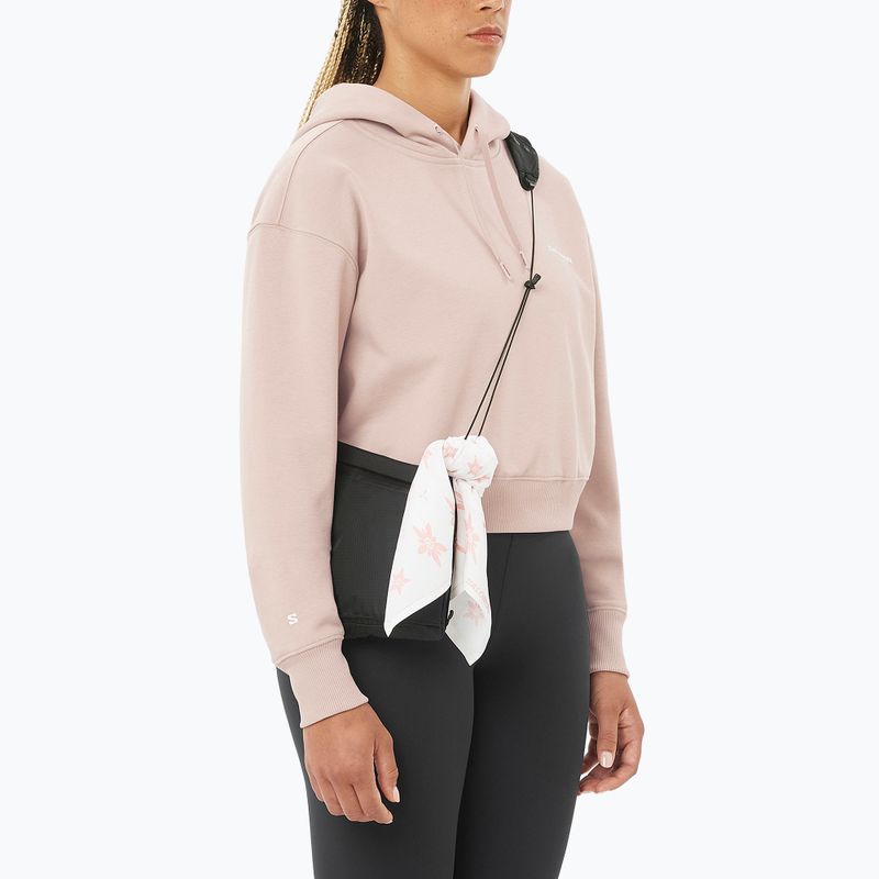 Bluza trekkingowa damska Salomon Short Hoodie etherea 2