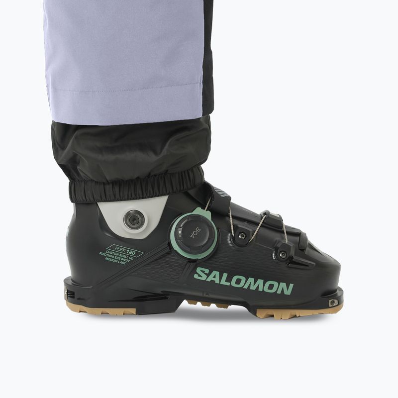 Spodnie narciarskie damskie Salomon Brilliant blue granite 5