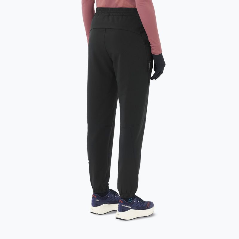 Spodnie do biegania damskie Salomon Shakeout Hexaflow Pants deep black 3