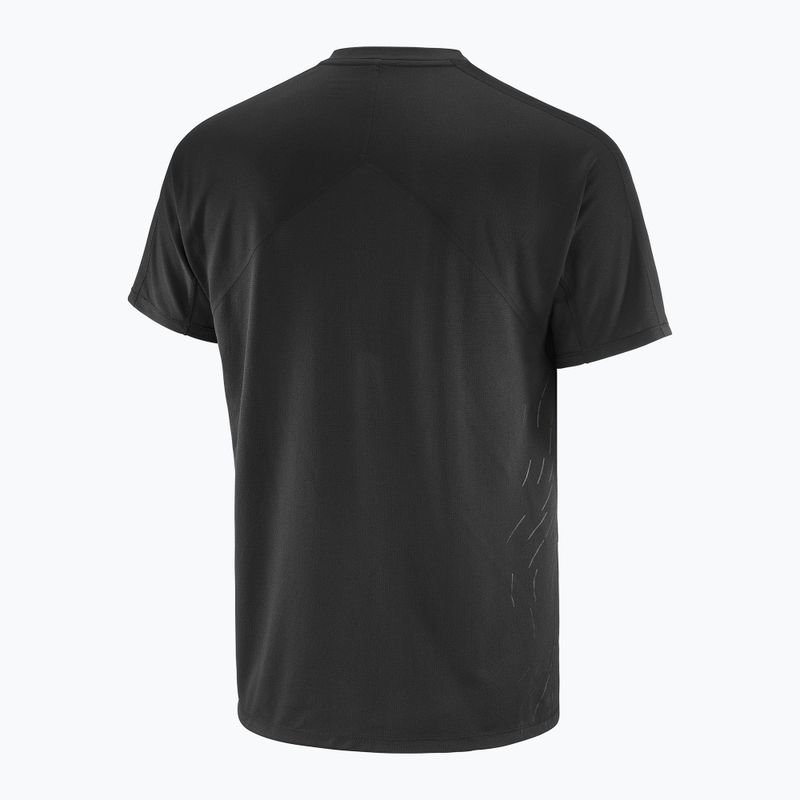 Koszulka do biegania męska Salomon Sense Aero GFX deep black 4