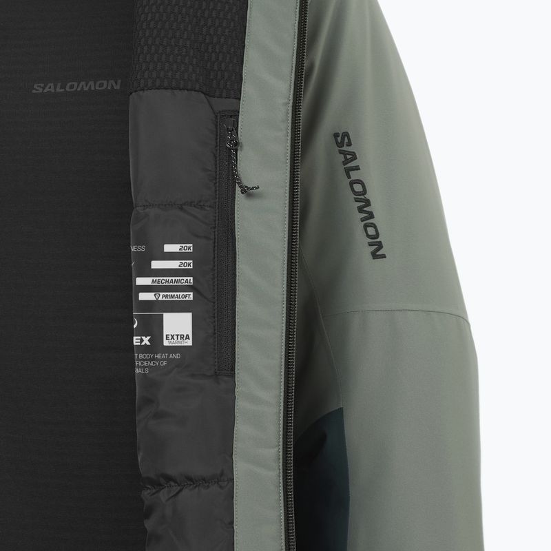 Kurtka narciarska męska Salomon Brilliant 2.0 sedona sage/green 8