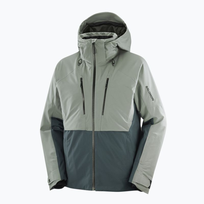 Kurtka narciarska męska Salomon Brilliant 2.0 sedona sage/green 9