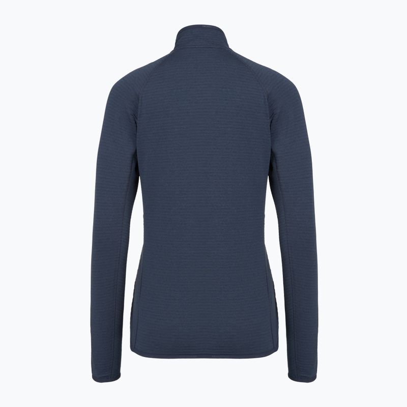 Bluza polarowa damska Salomon Lightwarm Full Zip blue nights 6