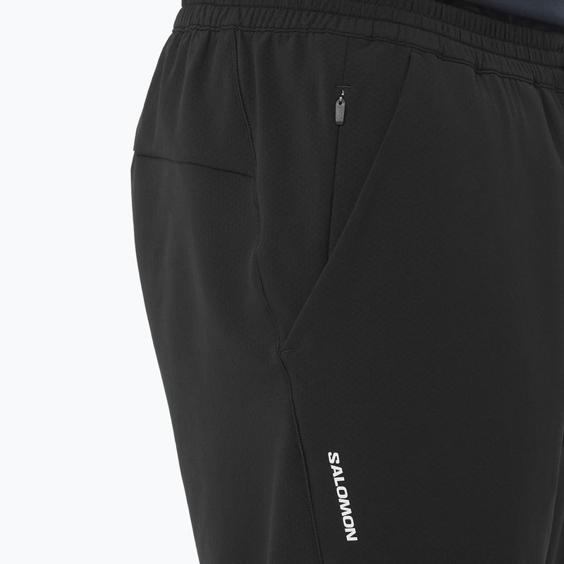 Spodnie do biegania męskie Salomon Shakeout Hexaflow deep black 4
