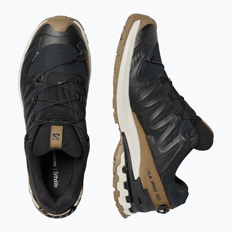 Buty do biegania męskie Salomon XA PRO 3D V9 GTX Lifelong black/coyote brown/vanilla ice 5